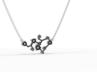Sagittarius Zodiac Round Diamond Chain Pendant
