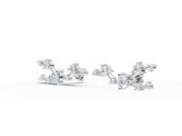 Taurus Zodiac Round Diamond Earring
