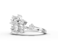 Sagittarius Zodiac Round Diamond Ring