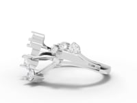 Libra Zodiac Round Diamond Ring