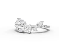 Taurus Zodiac Round Diamond Ring