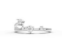 Aries Zodiac Round Diamond Ring