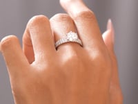 2.244 CT Round Cut Colorless Engagement Ring
