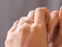 2.464 CT Round Cut Colorless Engagement Ring