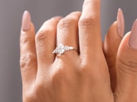 1.59 CT Round, Oval, Marquise Cut Colorless Engagement Ring