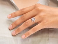 Trinity Bloom Diamond Ring