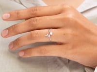 Ethereal Flame Delicate Ring