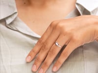 Silver Blossom Delicate Ring