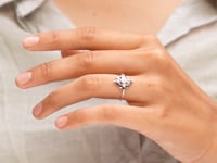 Twilight Bloom Delicate Ring