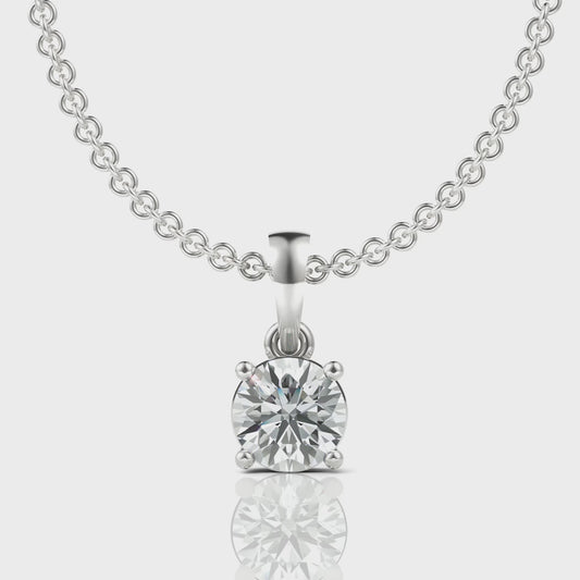 Round Diamond Pendant