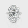 3.00 CT Pear, Marquise, Round Cut Colorless Engagement Ring