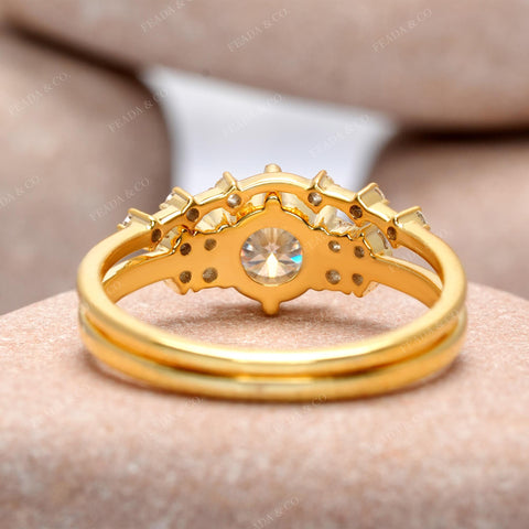 1.206 CT Round Cut Colorless Engagement Ring