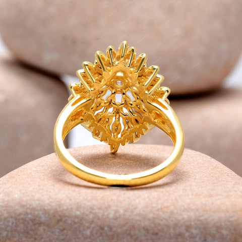 0.31 CT Round Cut Colorless Engagement Ring