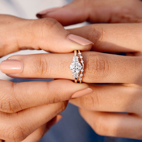 1.206 CT Round Cut Colorless Engagement Ring