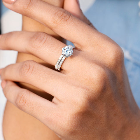 2.244 CT Round Cut Colorless Engagement Ring