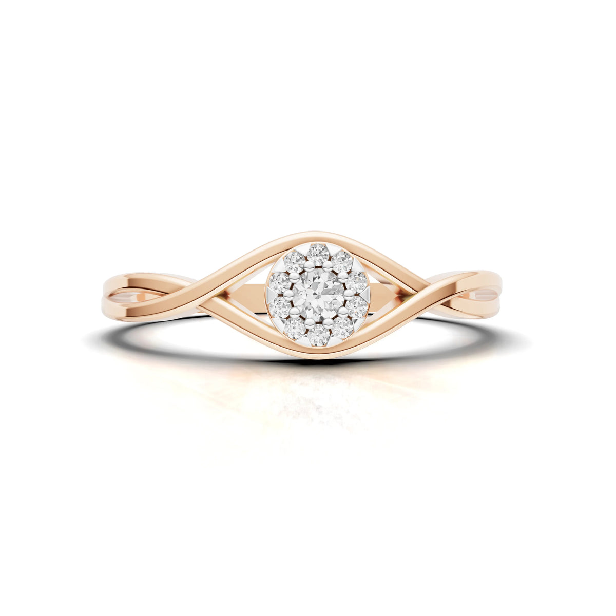 Floral Flare Minimal Ring
