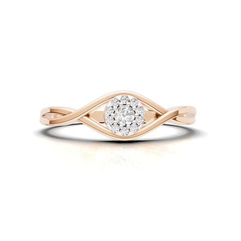 Floral Flare Minimal Ring