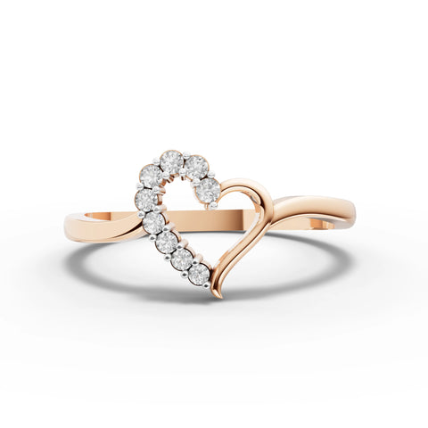 Ethereal Flower Cluster Delicate Ring