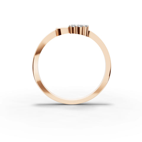 Ethereal Flower Cluster Delicate Ring