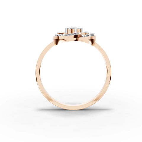 Sterling Serenity Bloom Minimal Ring