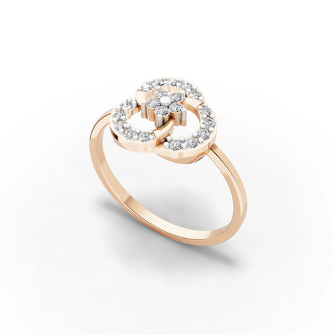 Sterling Serenity Bloom Minimal Ring