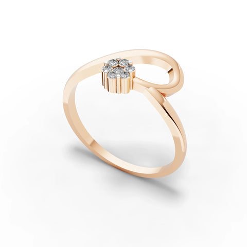 Marquise Trail Delicate Ring