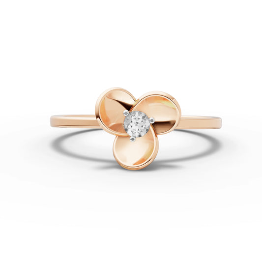 Halo Sparkle Delicate Ring