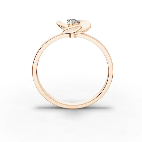 Halo Sparkle Delicate Ring