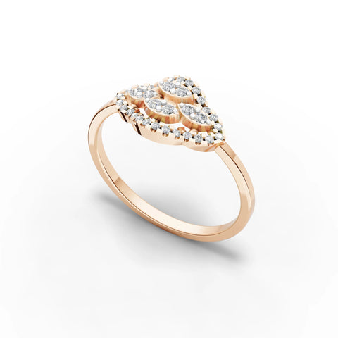 Leaf Flow Delicate Ring