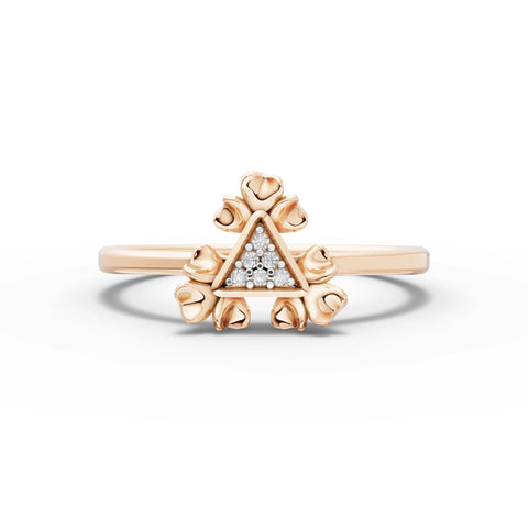 Tribal Spark Delicate Ring