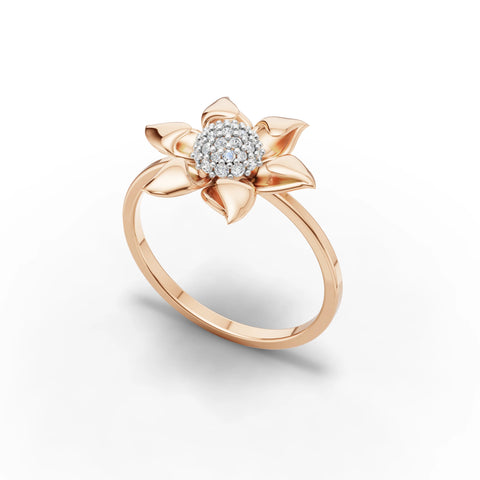 Flora Glow Delicate Ring