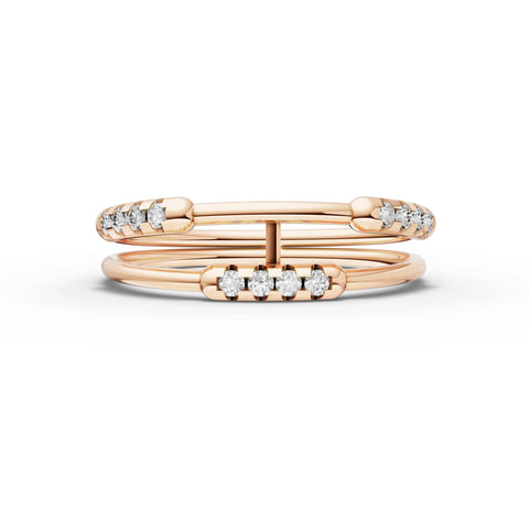 Triangle Bloom Delicate Ring