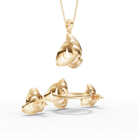 Celestial Sparkle Moissanite Diamond Jewellery Set