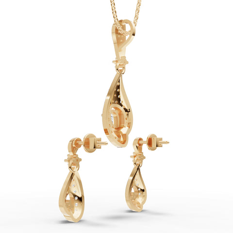 Stellar Symphony Moissanite Diamond Jewellery Set