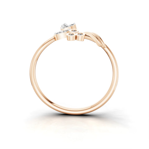 Ethereal Flame Delicate Ring