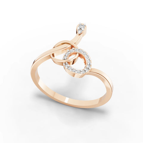 Sunbeam Curl Delicate Ring