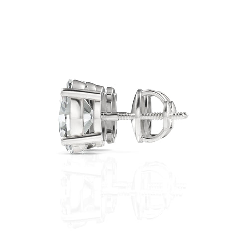 Oval Diamond Studs | GRA & IDGL Certified Moissanite Diamonds